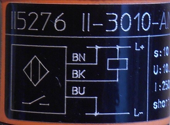 IFM Efector II-3010-ANKG Electronic Proximity Switch 10-55 VDC 250 MA