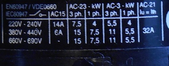 Kraus & Naimer C26 A293 aan uit schakelaar 0-1 40A C26A293