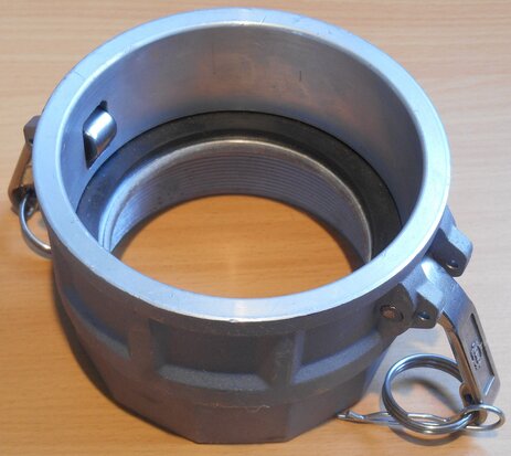 Aluminum camlock coupling BSPP female D400 (4 ")