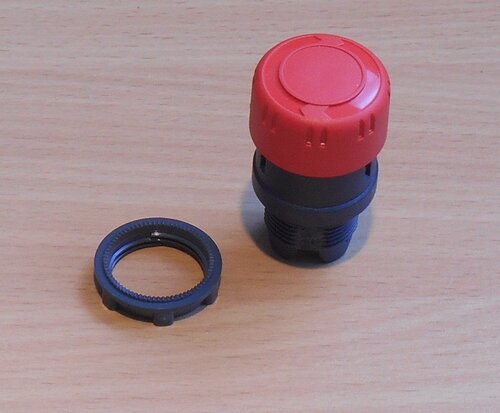 Telemecanique, Schneider Electric ZB5AS44 head punch 30mm mushroom pushbutton (new)