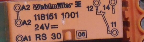 Weidmuller 1181511001 relay RS 30 24VDC LD LP 1U