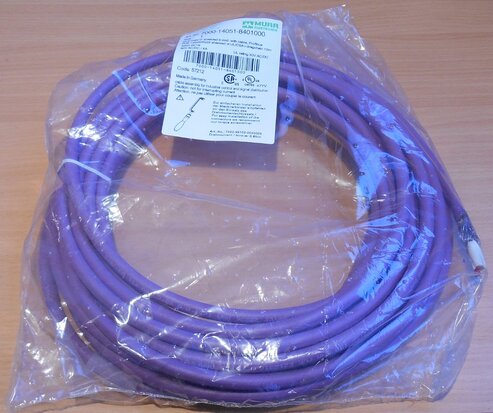 Murr 7000-14051-8401000 M12 male cable Profibus 10m