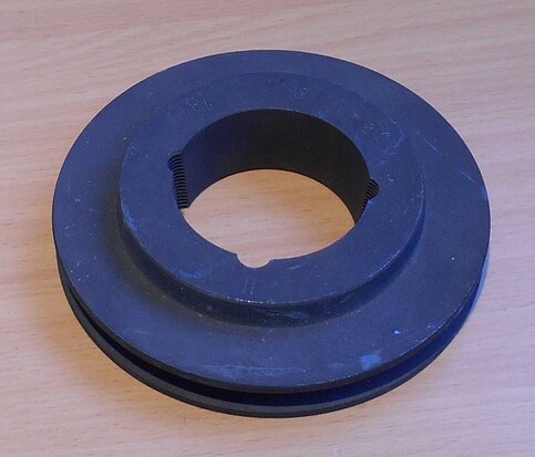 V belt pulley SPZ 125x1 for conical taper bush pulley 1610