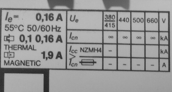 Moeller PKZM1-0,16 Motor protection switch PKZM 1-0,16