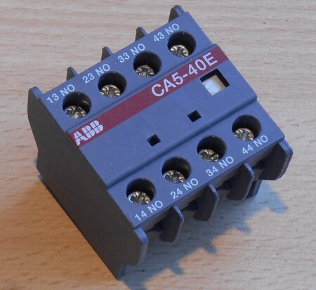 ABB CA5-40E hulpcontact contactblok 4NO 16A