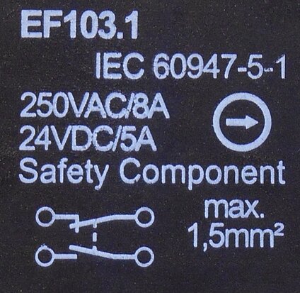 Schmersal EF103.1 Contact Block 1NO 1NC