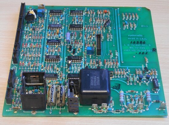 Poncon Cyclomatic 101030 circuit board 101030-001 rev. R control card