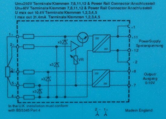 Pepperl+Fuchs KFD2-PT2-Ex1 Potentiometer Converter 72018