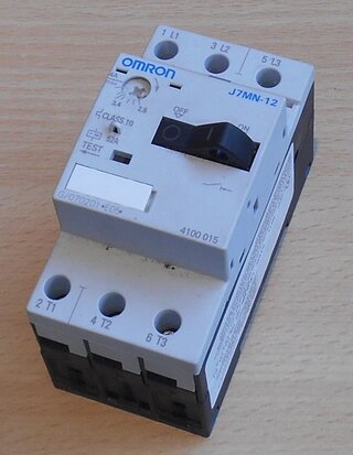 OMRON J7MN-12 Motorbeveilingsschakelaar Range 2,8-4A