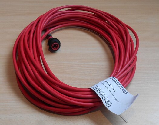Stienen M1-KA-15 ME-54 aansluitkabel 15m rood 80.02.01
