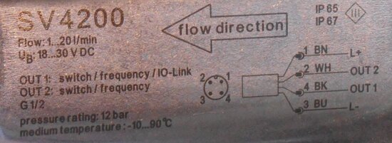 ifm electronic SV4200 flowsensor efector300