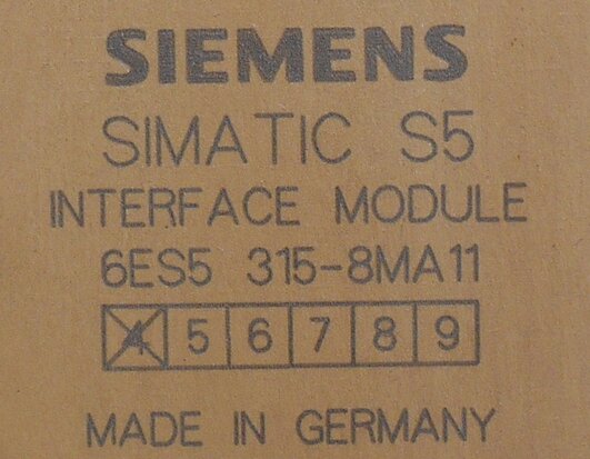 Siemens 6ES5 315-8MA11 interface module