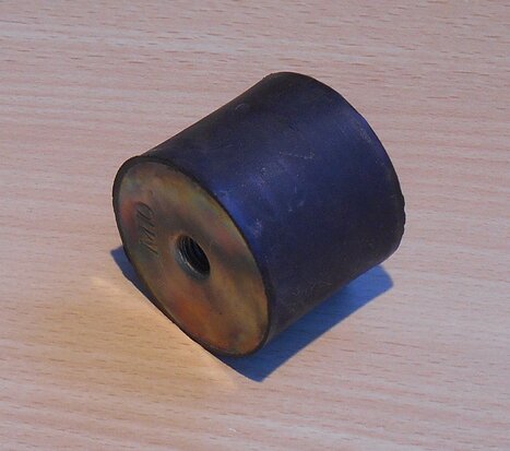 Vibration damper type C 15x25mm M4 damper