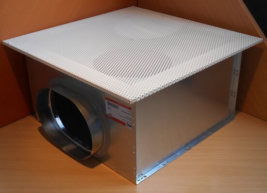 ATC PS/PPTZI 250 perforated grid incl. Insulated plenum box A040366600250
