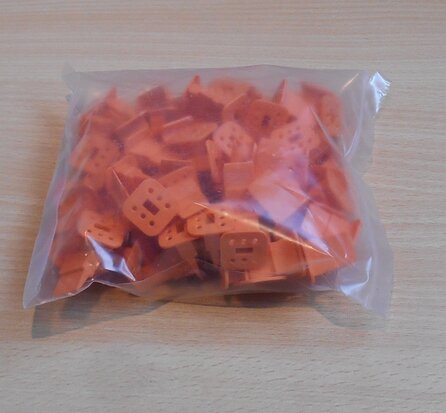 Deutsch W6S Wedge Lock orange 6 pos plug (92 pieces)