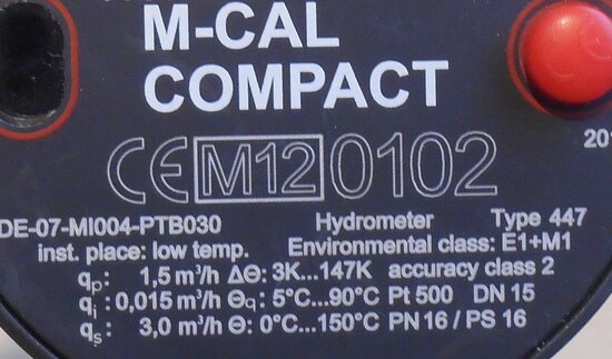 Danfoss M-CAL compact 447 warmtemeter, 41859221
