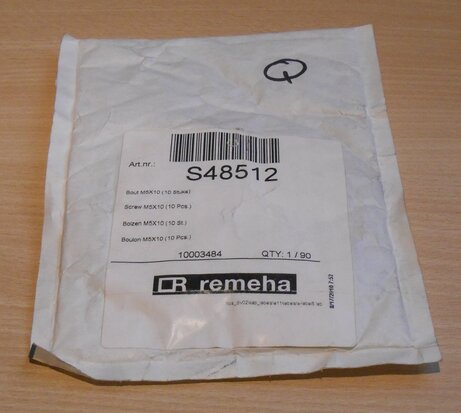 Remeha S48512 bolt M5x10 (10 pieces)