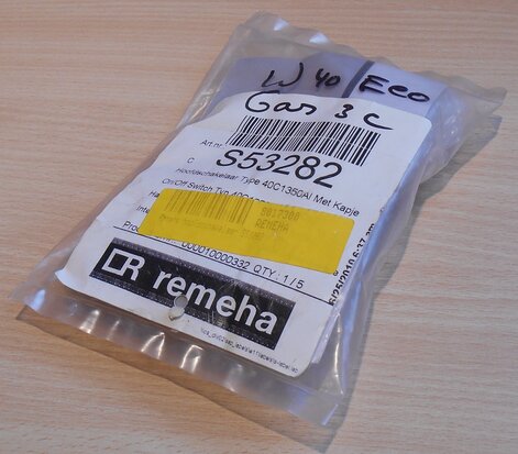 Remeha S53282 main switch type 40C1350AL with cap