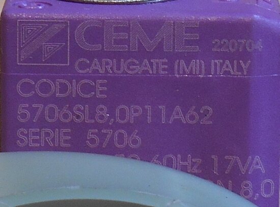 Carel 13C453A124 Drain Valve Kit, spuitklepset tbv UR