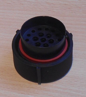 Schlemmer 7811217 plug penholder black 21 pol. Pin contact