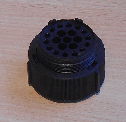 Schlemmer 7811217 plug penholder black 21 pol. Pin contact