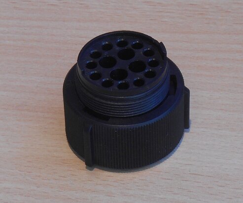 Schlemmer 7811160 plug pen holder black 16 pol. Pin contact