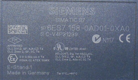 Siemens 6ES7158-0AD01-0XA0 PLC expansion module Coupler 6ES71580AD010XA0