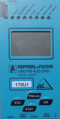 Pepperl+Fuchs VBG-PB-K20-DMD ASI to Profibus Gateway Double Master 189978