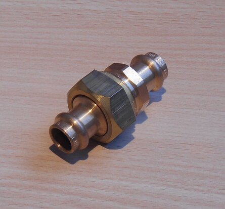 Viega 293017 Profipress press coupling 3-part coupling 12 mm