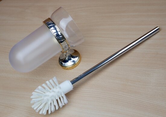 Salgar 7001-1 toilet brush Merida chrome/gold