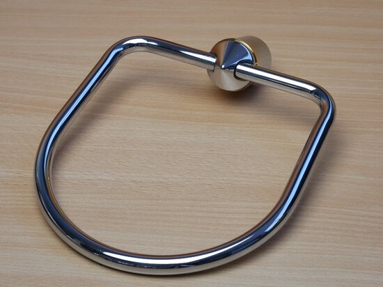 Sonia Tokio handdoekenrek ophang ring 200 mm chroom/goud 444990311