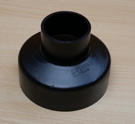 Geberit 367.565.16.1 reducer centric PE HDPE 110/65