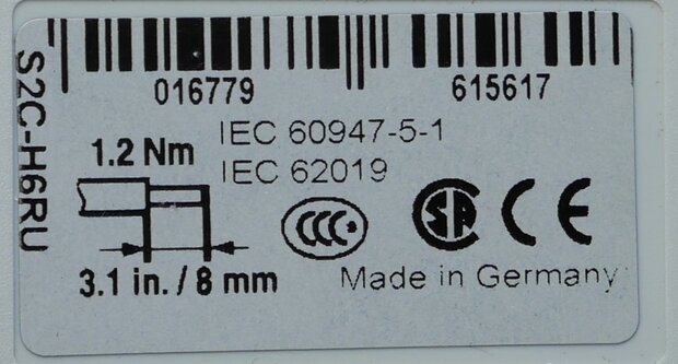 ABB S2C-H6RU Auxiliary contact 1 co - 2CDS200914R0001