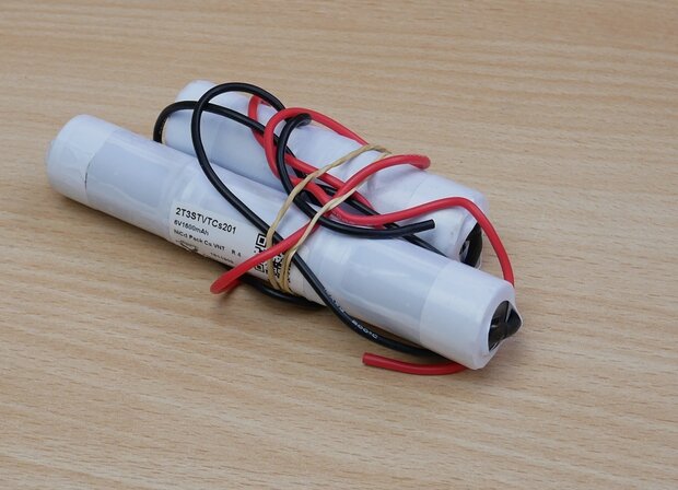 Saft 2T3STVTC201 Accupack Noodverlichting 6V 1600mAh