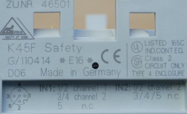 Siemens 3RK1205-0BQ00-0AA3 PLC-veiligheidsmonitor K45F