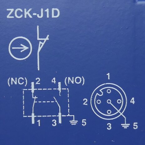 Telemecanique ZCKJ1D position switch body 2P o + s mom.SCH. M12, 038875
