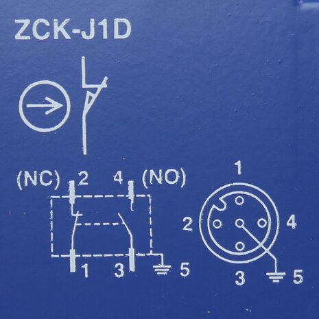 Telemecanique ZCKJ1D standschakelaar body 2P o+s mom.SCH. M12, 038875