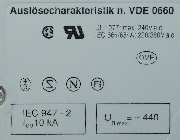 ABB S273-K10A circuit breaker 3P 10 A