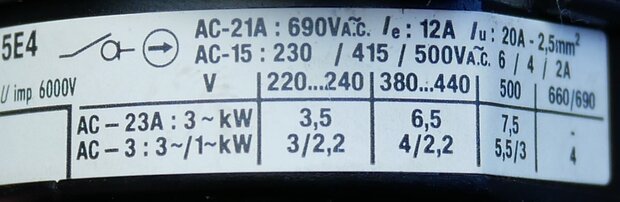 Klockner Moeller T0-2-8293 on/off switch 3P+N 14A