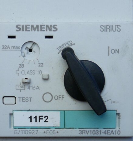 Siemens 3RV1031-4EA10 Vermogensschakelaar 3NO 22 - 32 A, 3RV10314EA10