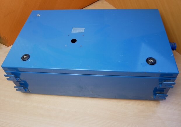 Schakelkast 600x350x200 mm kast blauw met enkele deur