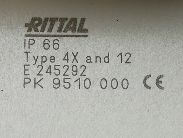 Rittal PK 9510.000 Installatiebehuizing 130x130x75 mm Polycarbonaat Grijs-wit