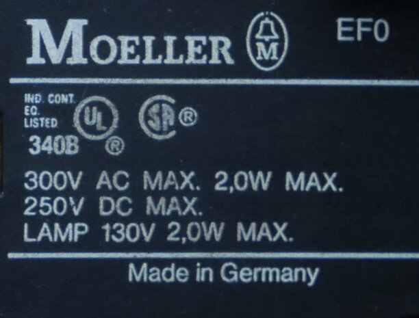 Moeller EF0 signal lamp red