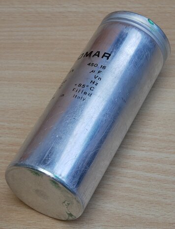 comar 450.16 condensator 16µF 5% 450V