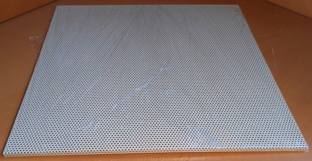 Perforated steel ceiling grid 595x595x17mm