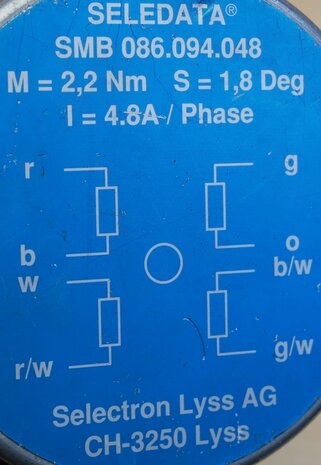 SELEDATA SMB 086.094.048 stappenmotor