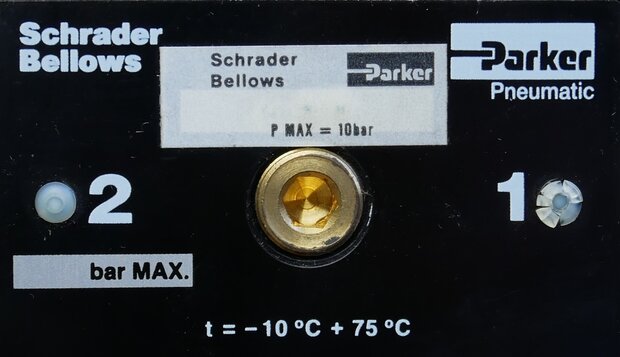 Parker 4519EPSTF Schrader Beloows magneetventiel 10bar