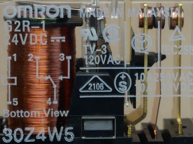 Omron G2R-1 24V Print relay 24V DC 10 A