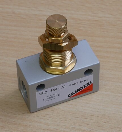 Camozzi RFO344-1 / 4 Flow control valve Aluminum