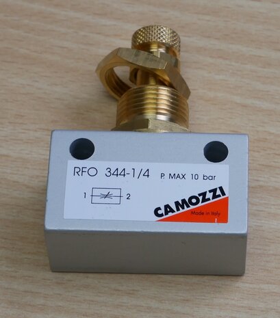 Camozzi RFO344-1 / 4 Flow control valve Aluminum